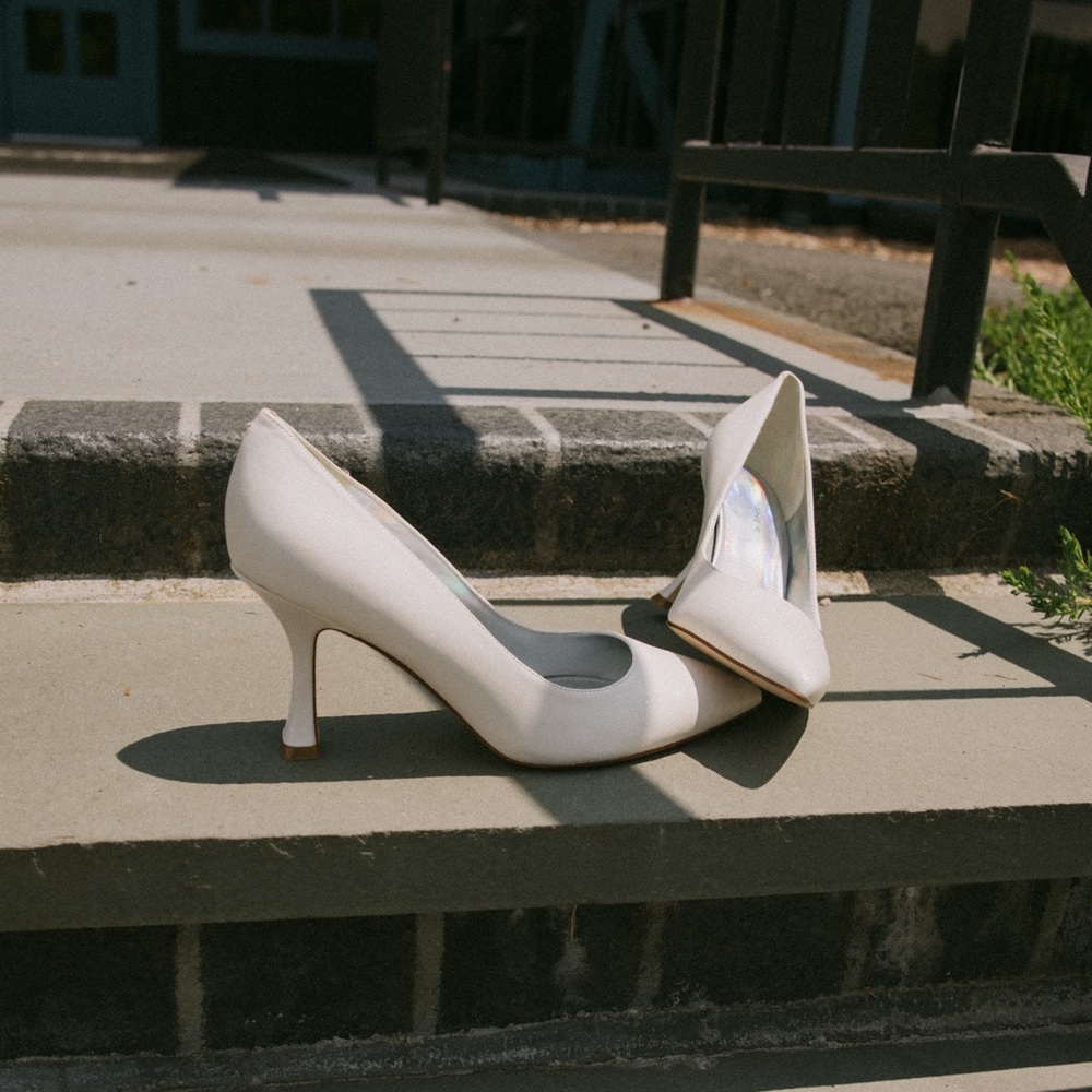 Elegant White Heels